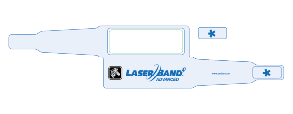 LaserBand adult wristband sheet
